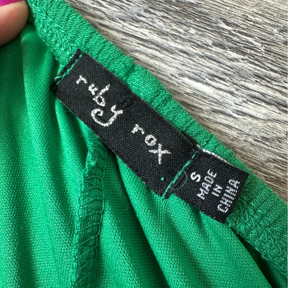 Ruby Rox Green Strapless long Sundress - Picture 11 of 11